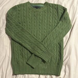Tommy Hilfiger green cable knit sweater! Size small